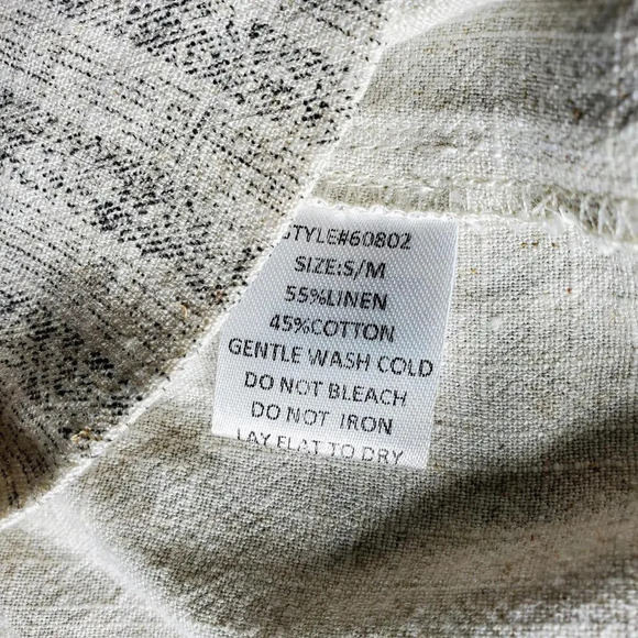 NWT Due South | Grade and Gather | Cotton Linen Stripe Dress | Size S/M - Picture 8 of 15